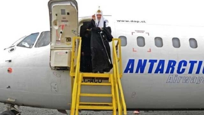 Патриарха Кирилла в Антарктиду сопровождали четыре самолета